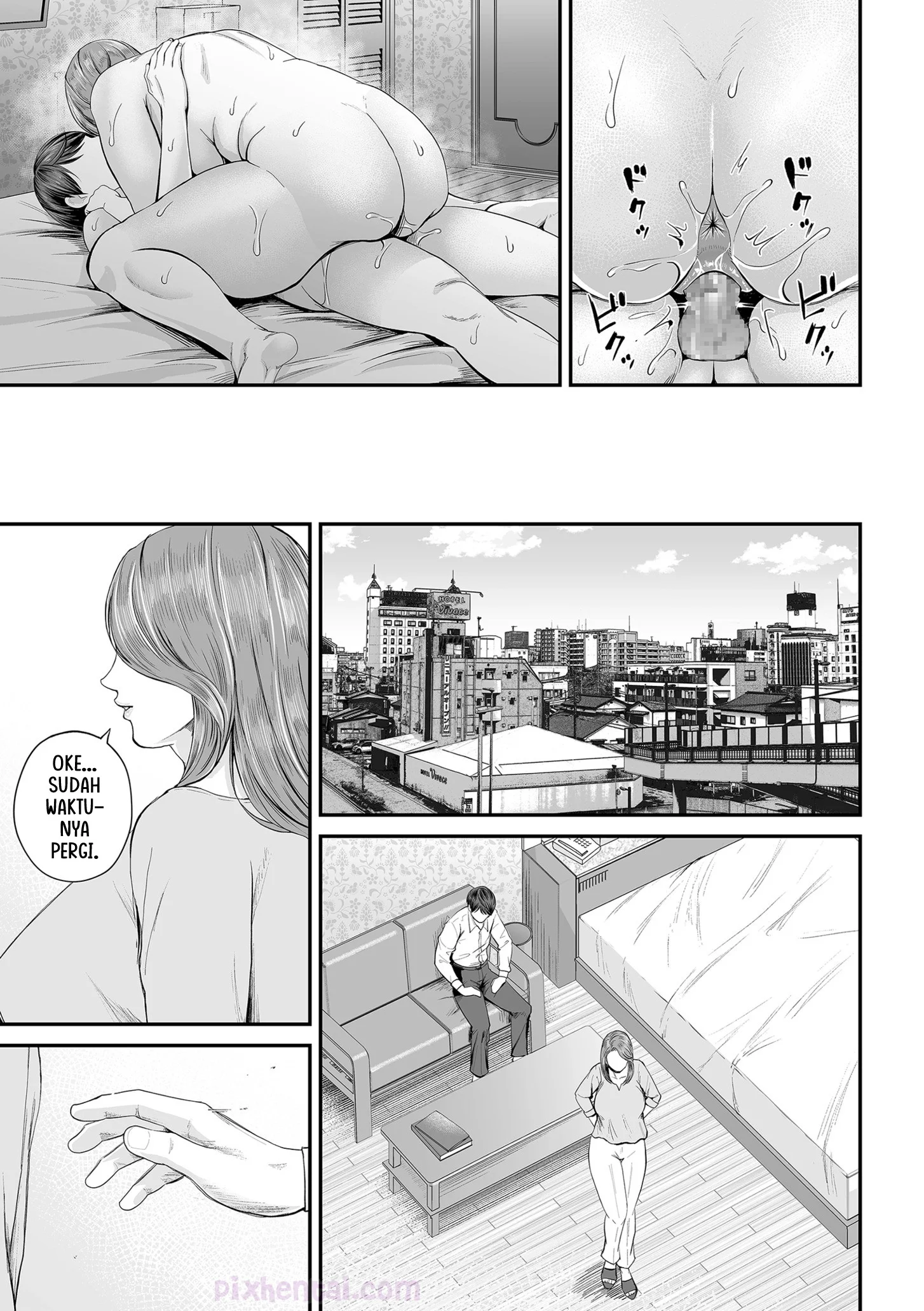 Komik hentai xxx manga sex bokep The Young Man is Delighted to Meet Beautiful Milf 47